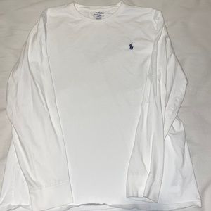 Polo Ralph Lauren Long Sleeve White Tee